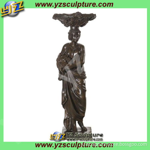 Antique design home decoration bronze flower pots BASN-W048